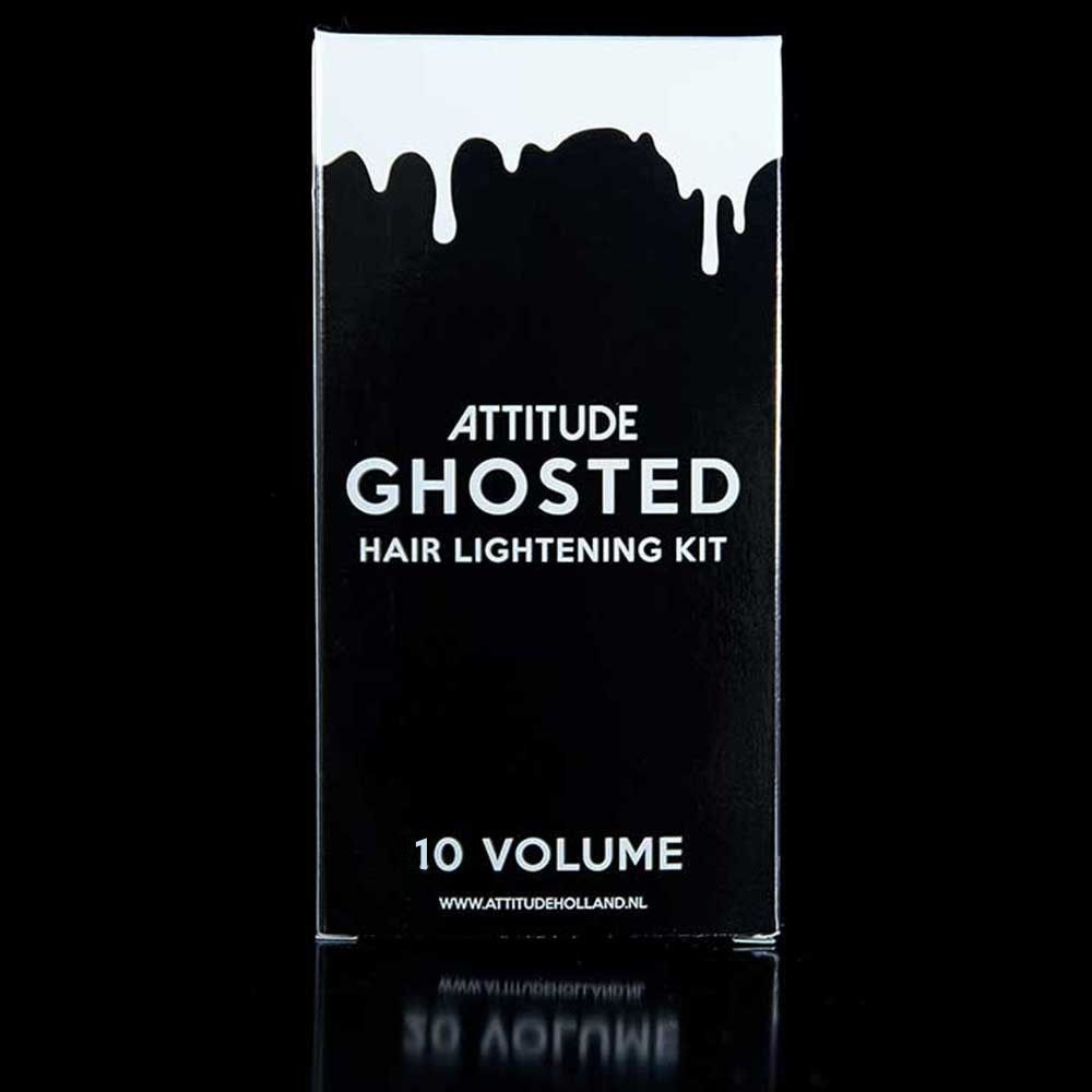Attitude Hair Dye - Ghosted 10 Volume KIT (3%) Haarbleichmittelset - Weiß